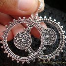 Sterling Silver Round Filigree Earrings SE-146-KT