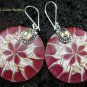 925 Silver Citrine & Shell Earrings ER-542-KT