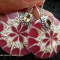 925 Silver Citrine & Shell Earrings ER-542-KT