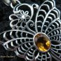 925 Silver & Citrine Butterfly Pendant SP-468-KT