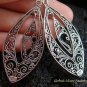 Sterling Silver Ornate Design Earrings SE-144-KT