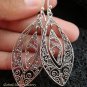 Sterling Silver Ornate Design Earrings SE-144-KT