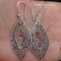 Sterling Silver Ornate Design Earrings SE-144-KT