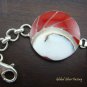 925 Silver Red Nautilus Shell Bracelet SBB-234-KT