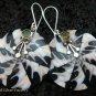 925 Silver Peridot & Shell Earrings ER-541-KT