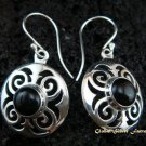 925 Silver & Black Onyx Earrings ER-447-NY