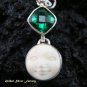 Petite Silver Green Quartz Goddess Pendant GDP-644-NY