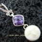 Petite Silver Amethyst Sajen Goddess Pendant GDP-645-NY