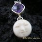 Petite Silver Amethyst Sajen Goddess Pendant GDP-645-NY