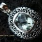 Sterling Silver & Green Amethyst Designer Pendant SP-437-KT