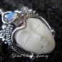 Silver Rainbow Moonstone Goddess Pendant GDP-256-KT