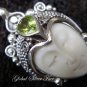 Sterling Silver Peridot Goddess Pendant GDP-255-KT