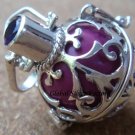 925 Silver Amethyst Harmony Ball Pendant HB-182-KT