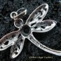 925 Silver & Blue Topaz Dragonfly Pendant SP-482-KT