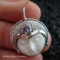 925 Silver Amethyst Goddess Pendant GDP-992-PS