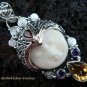 925 Silver & Multi Gems Goddess Pendant GDP-982-PS