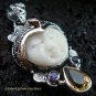 925 Silver & Multi Gems Goddess Pendant GDP-982-PS
