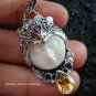 925 Silver & Multi Gems Goddess Pendant GDP-982-PS