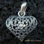 Vintage Style 925 Silver Bali Ornate Pendant SSP-124-KT