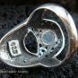 925 Silver Paua Shell & Moonstone Ring RI-291-KT