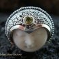 925 Silver Peridot Goddess Ring GDR-159-PS