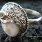 925 Silver Peridot Goddess Ring GDR-159-PS