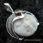 925 Silver Peridot Goddess Pendant GDP-991-PS