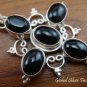 925 Silver Black Onyx Cross Pendant SP-291-NY