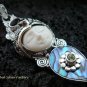 925 Silver Paua Shell & Mix Gem Goddess Pendant GDP-1006-PS