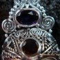 925 Silver Paua Shell & Mix Gem Goddess Pendant GDP-1006-PS