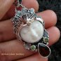 925 Silver & Garnet Goddess Pendant GDP-983-PS