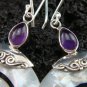 925 Silver Amethyst & Shell Earrings ER-515-KT