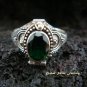 925 Silver & Green Quartz Locket Ring LR-486-KT