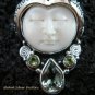 925 Silver & Multi Gems Goddess Pendant GDP-981-PS