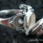 Silver Ruby Locket Ring LR-314-KT