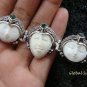 Sterling Silver & Green Quartz Three Face Goddess Bracelet GDB-1014-KT