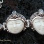 925 Silver & Rainbow Moonstone Three Face Goddess Bracelet GDB-1013-KT