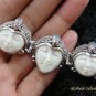 925 Silver & Rainbow Moonstone Three Face Goddess Bracelet GDB-1013-KT