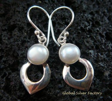 Sterling Silver Pearl Earrings ER-560-KT