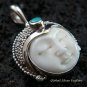 925 Silver Turquoise Goddess Pendant GDP-990-PS