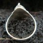 925 Silver & Amber Poison Ring LR-485-KT