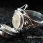 925 Silver & Amber Poison Ring LR-485-KT