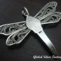 Silver 925 Butterfly Amethyst Pendant SP-324-IKP