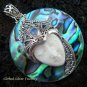 925 Silver Paua Shell & Moonstone Goddess Pendant GDP-987-PS