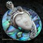 925 Silver Paua Shell & Moonstone Goddess Pendant GDP-987-PS