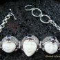 Sterling Silver & Amethyst Three Face Goddess Bracelet GDB-1012-KT