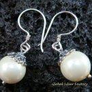 Sterling Silver Freshwater Pearl Drop Earrings ER-556-KT
