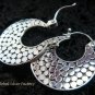 Sterling Silver Round Hoop Earrings SE-152-KT