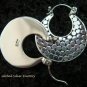 Sterling Silver Round Hoop Earrings SE-152-KT