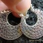Sterling Silver Round Hoop Earrings SE-152-KT